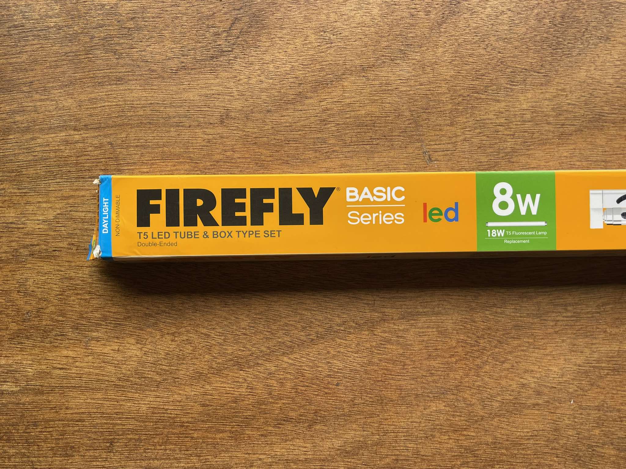 8W 18W T5 FLUORESCENT LAMP DAYLIGHT/NON-DIMMABLE/DOUBLE-ENDED