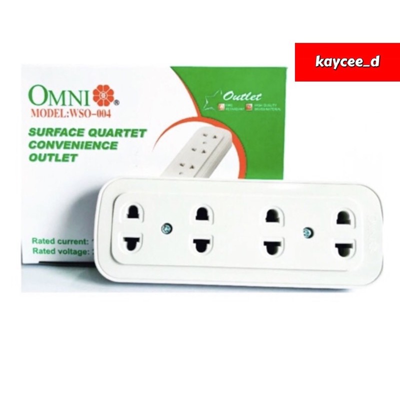 Omni Surface Triplet Convenience Outlet