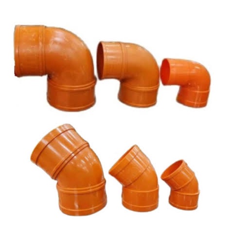 PVC PIPE FITTINGS ORANGE