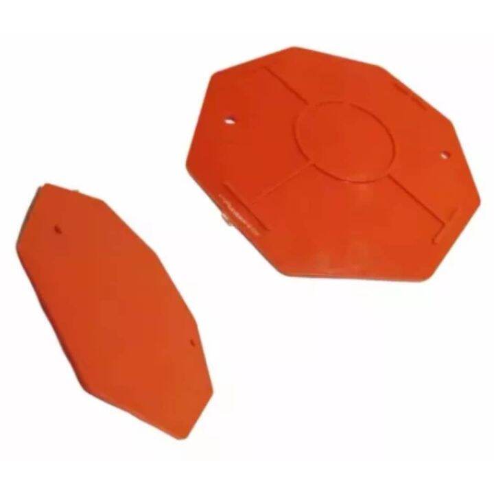 Orange PVC Electrical Junction Box Cover