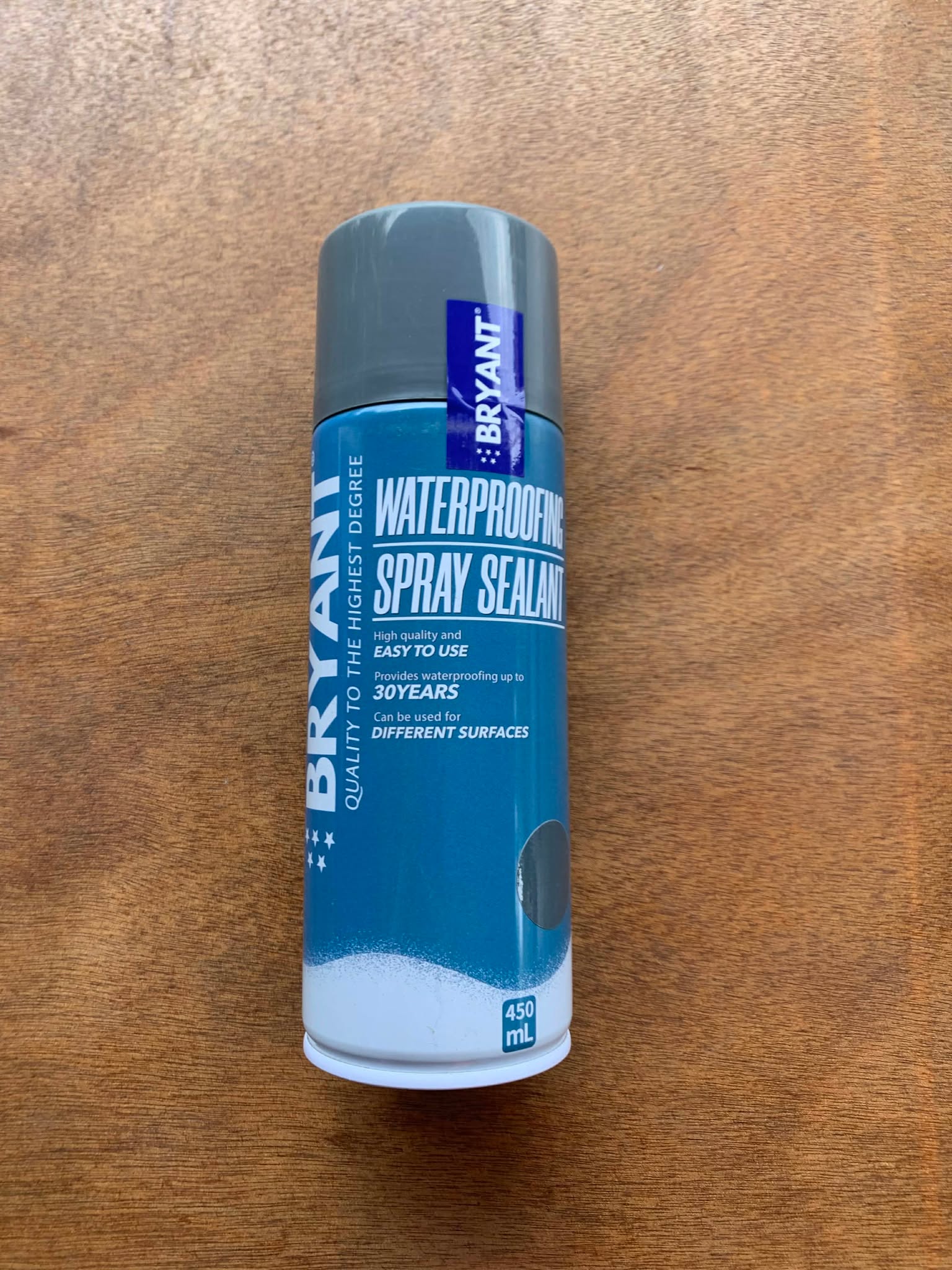 Bryant Waterproofing Spray Sealant.