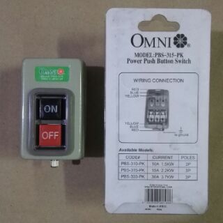 OMNI Power Push Button Switch