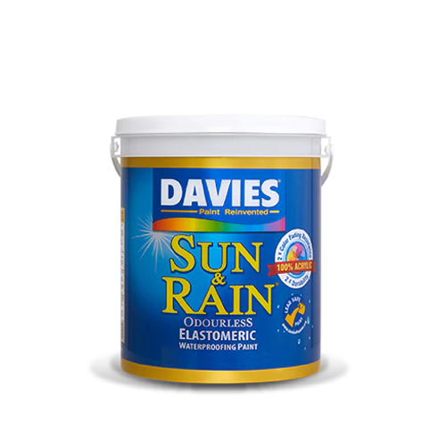Davies Sun &Rain Odourless Elastomeric Waterproofing Paint